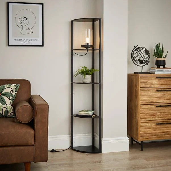 Keates Corner Shelved Floor Lamp 1 Keates Corner Shelved Floor Lamp