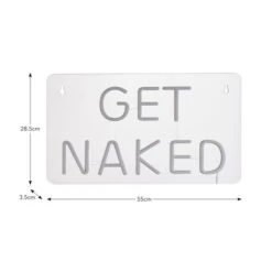 Get Naked Neon Sign 9 Get Naked Neon Sign -Lighting Sale Store 30873302 alt08