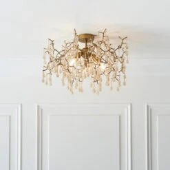 Vogue Wisteria 3 Light Flush Ceiling Light -Lighting Sale Store 30878857 alt01