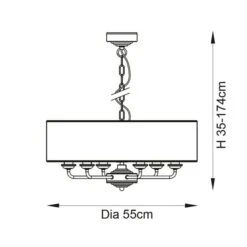 Vogue Sandringham 6 Light Pendant Light -Lighting Sale Store 30878871 alt08