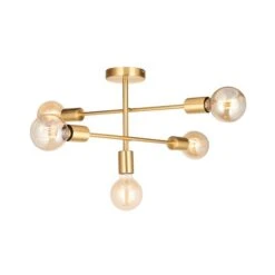 Vogue Ryker 5 Light Semi Flush Ceiling Light -Lighting Sale Store 30878895 alt08