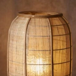 Vogue Zen Linen And Bamboo Floor Lamp -Lighting Sale Store 30878911 alt04