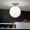 EGLO Rondo Matt Semi Flush SCeiling Light