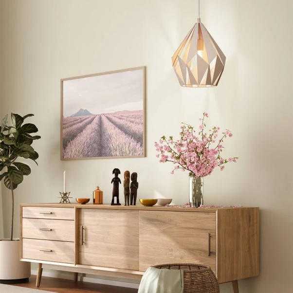 EGLO Carlton-P Apricot Pendant Light 1 EGLO Carlton-P Apricot Pendant Light