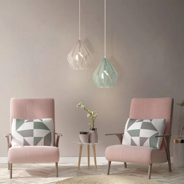 EGLO Carlton-P Apricot Pendant Light 2 EGLO Carlton-P Apricot Pendant Light - Image 2