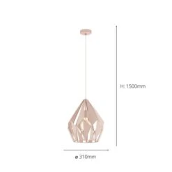 EGLO Carlton-P Apricot Pendant Light 7 EGLO Carlton-P Apricot Pendant Light -Lighting Sale Store 30886063 alt03