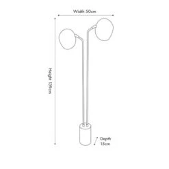 Bailey 2 Head Floor Lamp 9 Bailey 2 Head Floor Lamp -Lighting Sale Store 30889332 alt04