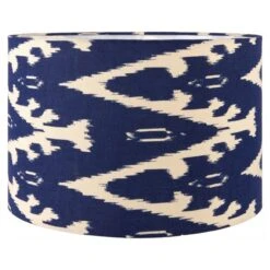 Lars Ikat Patterned Cylinder Lamp Shade -Lighting Sale Store 30889408 alt01