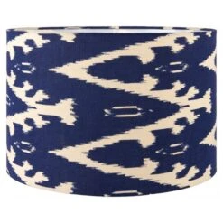 Lars Ikat Patterned Cylinder Lamp Shade -Lighting Sale Store 30889410 alt01