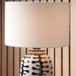 Rouen Boucle Cylinder Lamp Shade -Lighting Sale Store 30889416