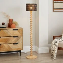 Luxe Cranes Bamboo Drum Lamp Shade -Lighting Sale Store 30898065 alt03