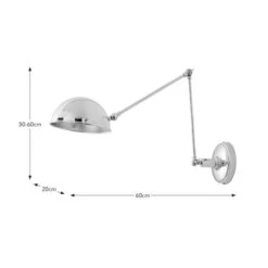 Churchgate Bitteswell Industrial Adjustable Wall Light -Lighting Sale Store 30898542 alt08
