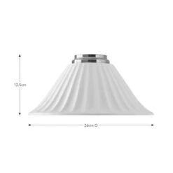 Lilbourne Ribbed Ceramic Easy Fit Pendant Shade -Lighting Sale Store 30898550 alt08