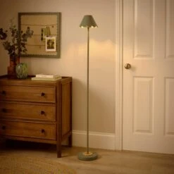 Remi Scalloped Rechargeable Metal Floor Lamp -Lighting Sale Store 30898643 alt01