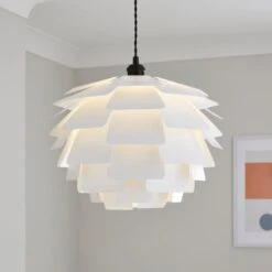 Elements Kerr Easy Fit Pendant Shade -Lighting Sale Store 30898654
