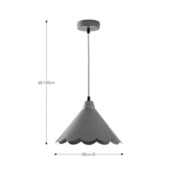 Remi Scalloped Pendant Light -Lighting Sale Store 30898678 alt08