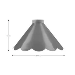 Remi Scalloped Easy Fit Pendant Shade -Lighting Sale Store 30898679 alt08