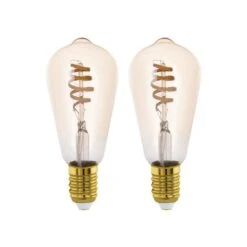 EGLO 9W Dimmable Spiral Filament LED ES Edison Smart Bulb -Lighting Sale Store 30907013 alt03