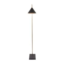 Zeta Matt Black And Antique Brass Floor Lamp -Lighting Sale Store 30909430 alt02