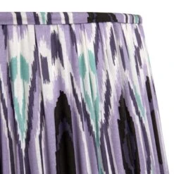 Izara Ikat Patterned Gathered Tapered Lamp Shade -Lighting Sale Store 30909526 alt03