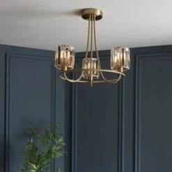 Vogue Laney Traditional 3 Light Semi Flush Ceiling Light -Lighting Sale Store 30912708 alt09