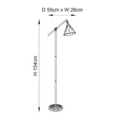 Vogue Samuel Traditional Adjustable Floor Lamp -Lighting Sale Store 30912721 alt08