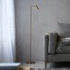 Vogue Adam Steel Adjustable Touch Dimmable Floor Lamp