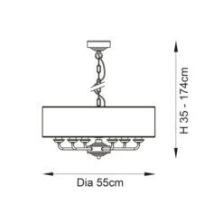 Vogue Sandringham 6 Light Pendant Light -Lighting Sale Store 30912739 alt08