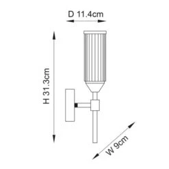 Vogue Bailey Ribbed Wall Light -Lighting Sale Store 30912781 alt08