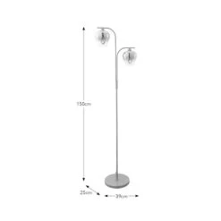Aurora 2 Light LED Floor Lamp -Lighting Sale Store 30921565 alt08