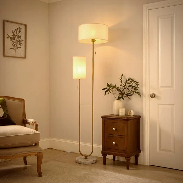 Sadie 2 Light Floor Lamp 2 Sadie 2 Light Floor Lamp - Image 2