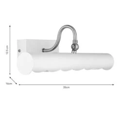 Remi Scalloped 2 Light Adjustable Picture Wall Light -Lighting Sale Store 30921695 alt08