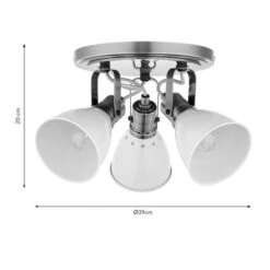 Miley Industrial 3 Light Adjustable Spotlight -Lighting Sale Store 30921754 alt08