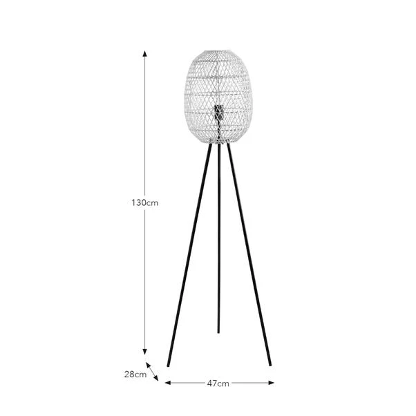 Kalena Boho Tripod Floor Lamp 6 Kalena Boho Tripod Floor Lamp - Image 6