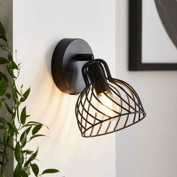 Austin Industrial Adjustable Mushroom Wall Light 1 Austin Industrial Adjustable Mushroom Wall Light