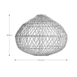 Maeve Boho Rattan Easy Fit Pendant Shade -Lighting Sale Store 30922937 alt08