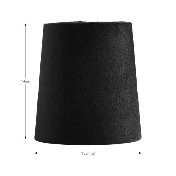 Clara Velvet Tapered Lamp Shade 12 Clara Velvet Tapered Lamp Shade - Image 12