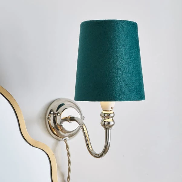 Clara Velvet Tapered Lamp Shade 5 Clara Velvet Tapered Lamp Shade - Image 5