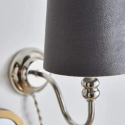 Clara Velvet Tapered Lamp Shade 22 Clara Velvet Tapered Lamp Shade -Lighting Sale Store 30923598 alt02