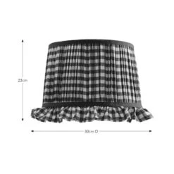 Carys Frilled Gingham Drum Lamp Shade 29 Carys Frilled Gingham Drum Lamp Shade -Lighting Sale Store 30923635 alt08