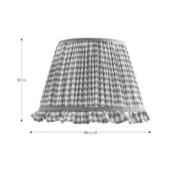Carys Frilled Gingham Lamp Shade -Lighting Sale Store 30923640 alt08