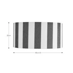 Beatrice Stripe Shallow Drum Lamp Shade -Lighting Sale Store 30923659 alt08