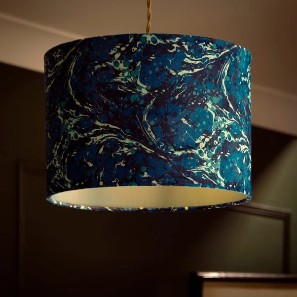 Marble Drum Lamp Shade 8 Marble Drum Lamp Shade - Image 8