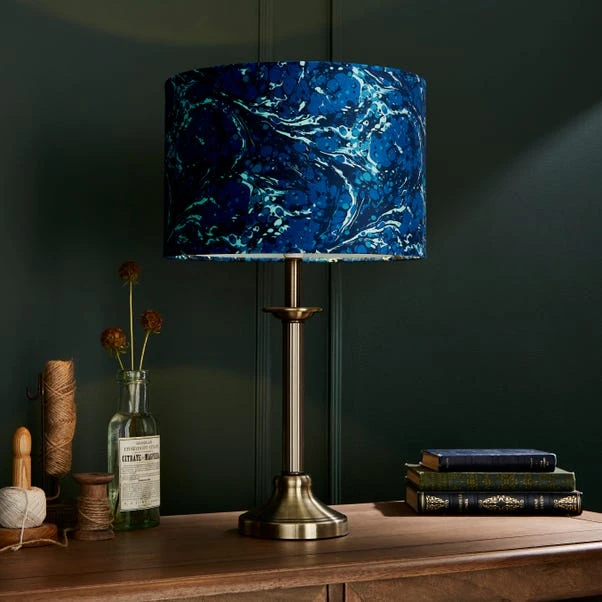 Marble Drum Lamp Shade 9 Marble Drum Lamp Shade - Image 9