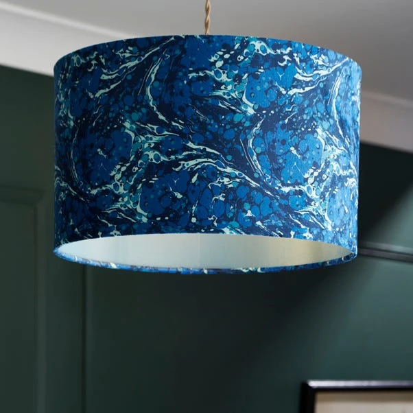 Marble Drum Lamp Shade 1 Marble Drum Lamp Shade
