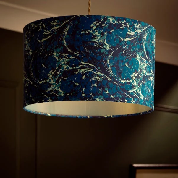 Marble Drum Lamp Shade 2 Marble Drum Lamp Shade - Image 2