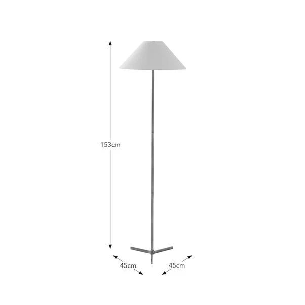 Digby Mid Century Tripod Floor Lamp 6 Digby Mid Century Tripod Floor Lamp - Image 6