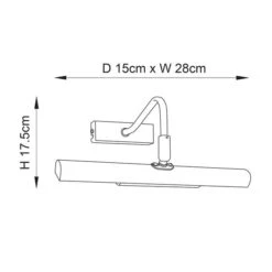 Vogue Lyra Picture 2 Light Adjustable Wall Light -Lighting Sale Store 30923875 alt08