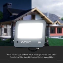 V-TAC 30W LED Floodlight Outdoor Sensor Wall Light -Lighting Sale Store 30957294 alt02