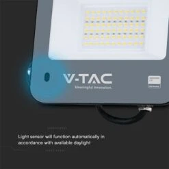 V-TAC 50W LED Floodlight Outdoor Sensor Wall Light -Lighting Sale Store 30957296 alt03